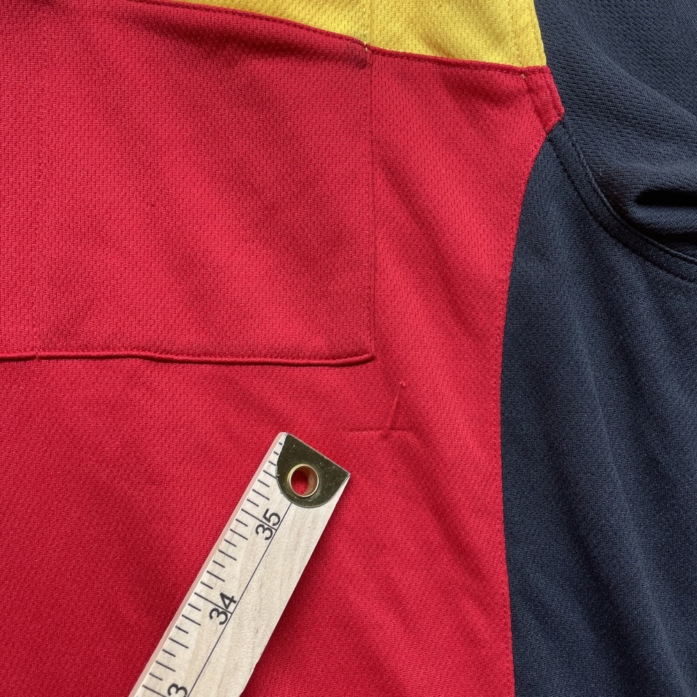 DHL Employee Uniform Polo Shirt Medium Red  Collared Workwear Driver - Picture 3 of 8